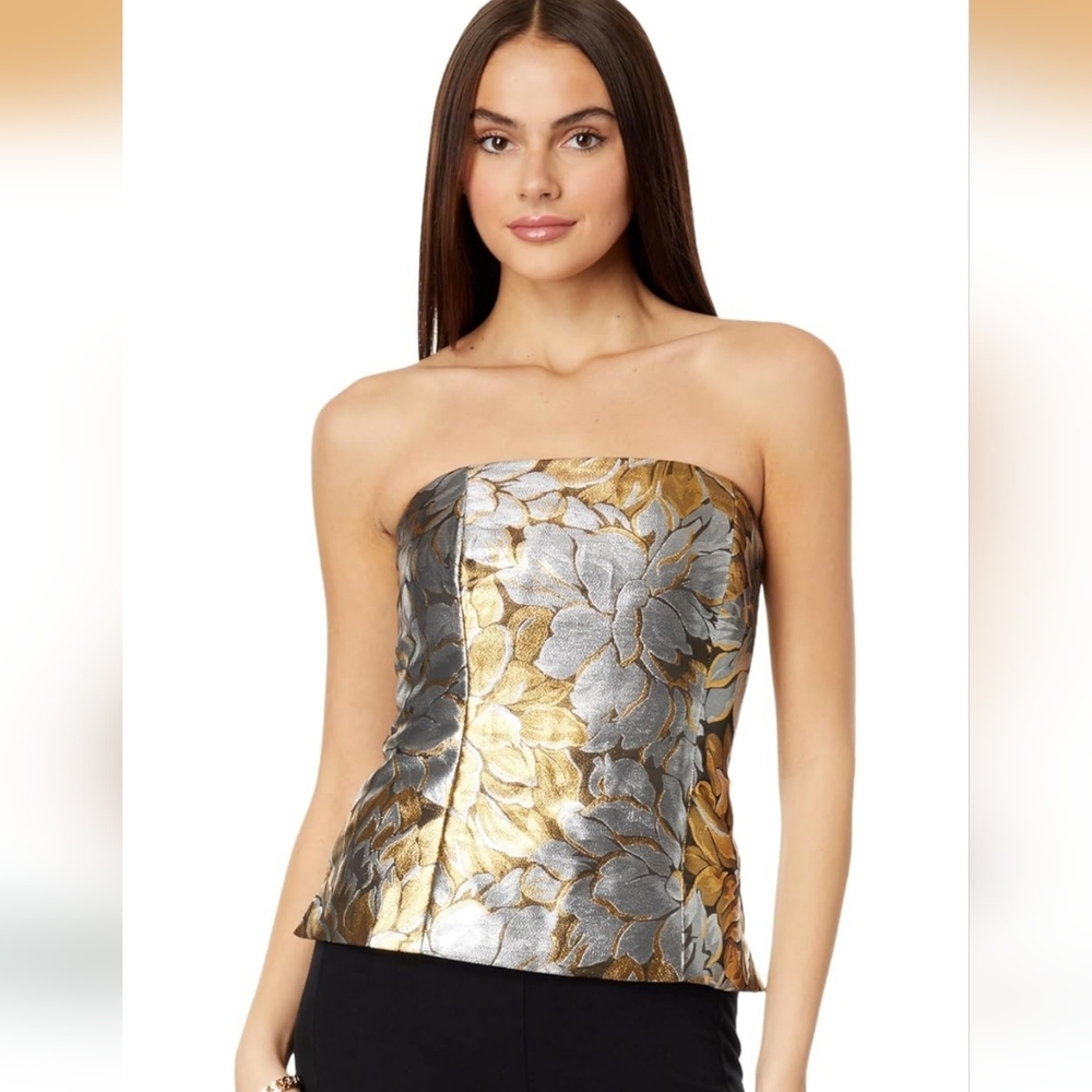 Lilly Pulitzer Camilo Brocade Top